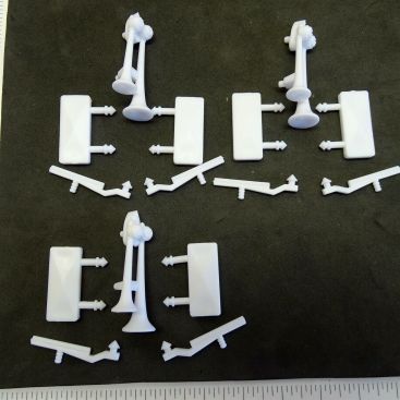 Structo Plastic Mirror/Airhorn/Wipers Truck Accessory Sets (3), Parts Main Image Structo Plastic Mirror/Airhorn/Wipers Truck Accessory Sets (3), Parts Main Image