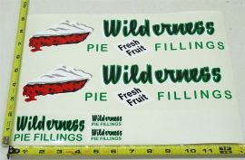 Wyandotte Wilderness Pie Fillings Private Label Semi Sticker Set