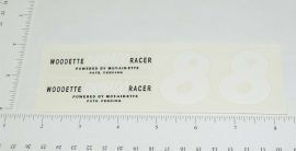 Ohlsson & Rice Race Car Gold #  Stickers         OR-003 