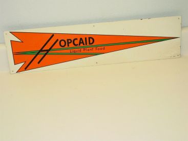 Vintage Hopcaid Liquid Plant Food Sign, Agriculture Advertising, Original Main Image Vintage Hopcaid Liquid Plant Food Sign, Agriculture Advertising, Original Main Image