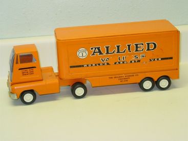 Vintage Tonka Mini Allied Van Lines Semi Truck, Security Storage Main Image Vintage Tonka Mini Allied Van Lines Semi Truck, Security Storage Main Image