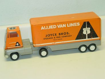 Vintage Tonka Mini Allied Van Lines Semi Truck, Joyce Bros. Main Image Vintage Tonka Mini Allied Van Lines Semi Truck, Joyce Bros. Main Image