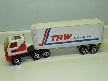 Vintage Tonka Mini TRW Automotive Parts Semi Truck And Trailer Main Image Vintage Tonka Mini TRW Automotive Parts Semi Truck And Trailer Main Image