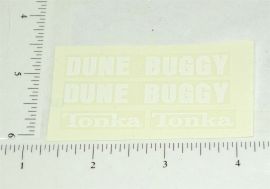 Mighty Tonka Dune Buggy Hood & Rear Side Stickers