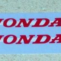 Pair Matchbox #38C Honda Motorcycle Trailer Stickers Main Image
