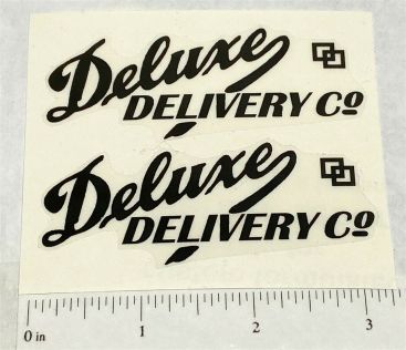 Pair Marx Deluxe Delivery Truck Replacement Stickers Main Image