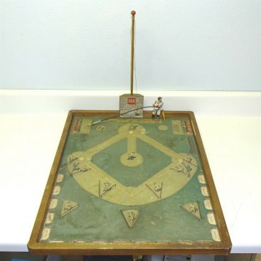 Vintage 1940s Toy Town Corp. Babe Ruth's Official Baseball Game with Figure Main Image Vintage 1940s Toy Town Corp. Babe Ruth's Official Baseball Game with Figure Main Image