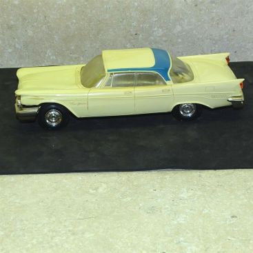 Vintage Plastic 1959 Chrysler New Yorker Dealer Promo Car, Jo-Hahn Main Image Vintage Plastic 1959 Chrysler New Yorker Dealer Promo Car, Jo-Hahn Main Image