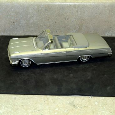 Vintage Plastic 1962 Chevrolet Impala Convertible Dealer Promo Car, Open Hood Main Image Vintage Plastic 1962 Chevrolet Impala Convertible Dealer Promo Car, Open Hood Main Image