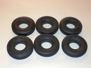 Smith Miller B-Mack Script Herringbone Replacement Set/6 Tire Toy Part Main Image Smith Miller B-Mack Script Herringbone Replacement Set/6 Tire Toy Part Main Image