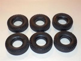 Smith Miller MIC Highway Tread Replacement Set of 6 Tires Toy Part