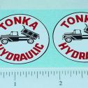 Pair Tonka Hydraulic Dump Truck Sticker Set Main Image