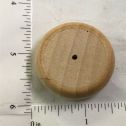 Marx 1.5" Wood Replacement Wheel/Tire Toy Part Alternate View 1