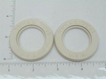 Set of 2 Tonka Whitewall Tire Insert Replacement Toy Part Main Image