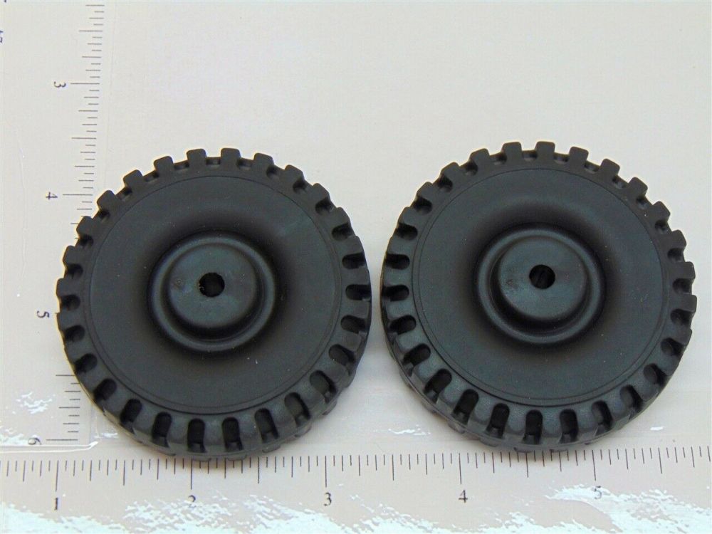 Set of 2 Tonka Plastic Wheels/Inserts Replacement Toy Parts Toy Parts