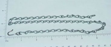 Structo Wire Wrecker or Machinery Hauler Hook w/Chain Toy Part Main Image Structo Wire Wrecker or Machinery Hauler Hook w/Chain Toy Part Main Image