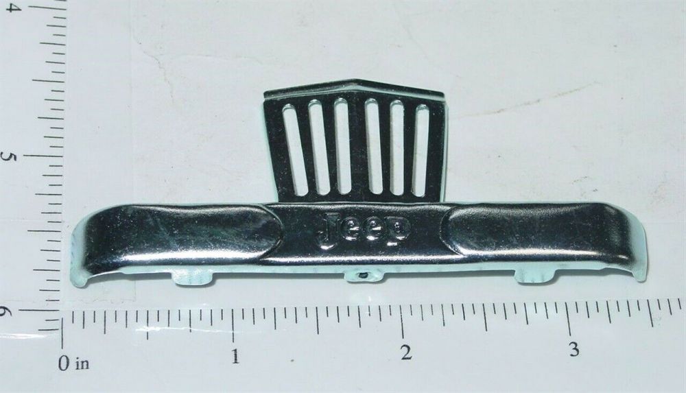 Mini Tonka Jeep Truck Plated Grill/Bumper Replacement Toy Part Toy