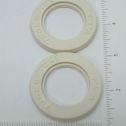 Set of 2 Tonka Whitewall Tire Insert Replacement Toy Part Alternate View 1