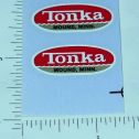Pair 1962 to 1969 Tonka Oval Logo Stickers Main Image