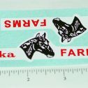 Tonka Horse Farms Truck & Trailer Sticker Pair Main Image