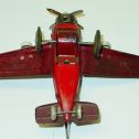 Vintage Japan Tin Litho P.51 Airplane, Friction Toy Plane, Dog Chasing Rabbit Alternate View 5