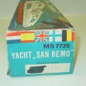 Vintage MS 7735 "San Remo" Yacht Boat Cabin Cruiser in Original Box, Wind Up Toy Alternate View 9