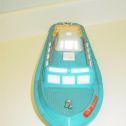 Vintage MS 737 "Helgoland" Yacht Boat Cabin Cruiser in Original Box, Wind Up Toy Alternate View 2
