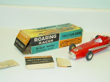 Vintage Chun Sang Roaring Racer Friction Drive with Original Box, Hong Kong Main Image Vintage Chun Sang Roaring Racer Friction Drive with Original Box, Hong Kong Main Image