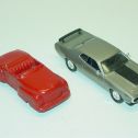 Vintage Aluminum Slik Toys Red Convertible & Daimler Chrysler 1971 Plymouth GTX Alternate View 1