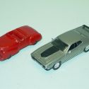Vintage Aluminum Slik Toys Red Convertible & Daimler Chrysler 1971 Plymouth GTX Main Image