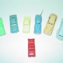 Lot of 7 Vintage Plastic Toy Vehicles, Cars and Bus, Plasticville Alternate View 3