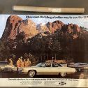 Vintage 1972 Chevrolet Caprice Dealership Showroom Poster 40" x 58" Main Image