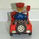 Vintage Daiya Japan Tin Litho Fire Dept Jeep, Battery Operated Toy, Works Alternate View 3