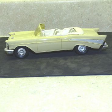 Vintage Plastic Chevrolet 1957 Chevy Bel Air Convertible, Dealer Promo Car Main Image Vintage Plastic Chevrolet 1957 Chevy Bel Air Convertible, Dealer Promo Car Main Image