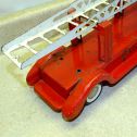 Vintage Buddy L Extension Ladder Trailer Fire Truck, Pressed Steel, B. L. F. D. Alternate View 2