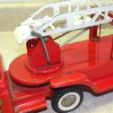 Vintage Buddy L Extension Ladder Trailer Fire Truck, Pressed Steel, B. L. F. D. Alternate View 6