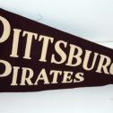 Original 1950s Pittsburgh Pirates Pennant Colorful Pirate w/Knife, 29-1/2" Alternate View 3