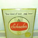 Original Vintage Schaefer Brewing Co. PA, Sign, "real beer" Bar Top Or Hanging Alternate View 2