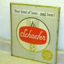 Original Vintage Schaefer Brewing Co. PA, Sign, "real beer" Bar Top Or Hanging Alternate View 6