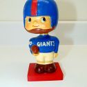 Vintage 1960'S New York Giants Bobble Head - Square Red Wooden Base/Japan Main Image