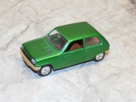 Vintage Solido Toys 1:43 Scale Green Renault 5 TL Diecast Toy Car