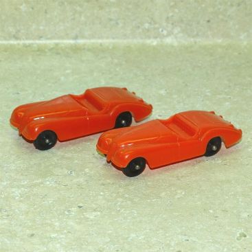 Vintage Tootsietoy U.S.A. Jaguar Plastic Convertible Cars (2) Chicago, 24 Main Image Vintage Tootsietoy U.S.A. Jaguar Plastic Convertible Cars (2) Chicago, 24 Main Image