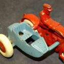 Vintage Cast Hubley U.S.A. Cop Motorcycle, Side Car, Toy, Early, 1724B Alternate View 4