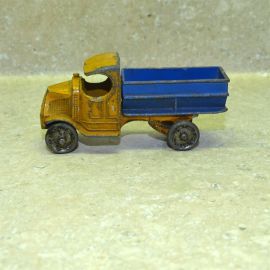 Vintage Tootsietoy U.S.A. Mack Coal Truck, Die Cast, Orange Blue