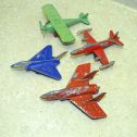 Vintage Tootsietoy U.S.A. Jets, Sea Plane (4), F 40 Cutlass Star Fire, Cast Lot Alternate View 7