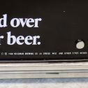 Vintage 1980 Heileman's Special Export Beer Embossed Plastic Sign NOS Alternate View 1