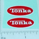 Pair Tonka 1976-77 Oval Logo Stickers TK-001H Main Image
