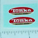 Pair Mini Tonka Series Oval Door Replacement Stickers Main Image