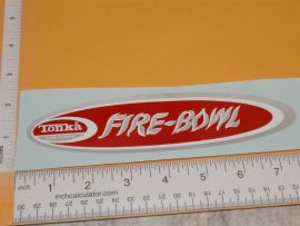 Tonka Fire-Bowl Charcoal Grill Replacement Sticker