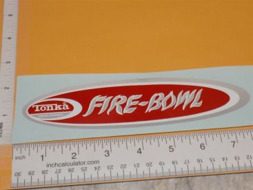 Tonka Fire-Bowl Charcoal Grill Replacement Sticker Main Image